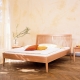 Piano I Bed with slatted headboard