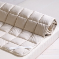 Mattress Comforter and Regulator - Reversible - Raw Silk and LambsWool