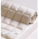 Padua Reversible Mattress Pads - Organic Merino LambsWool and Raw Wild Silk Tussah