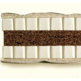 Natural Latex Foam & Coconut Coir Bed Mattress ~ Natural  4 ~ Firm 15cm