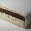 Kati - Baby Cot Mattress & Cot Bed Mattress - LambsWool and Cotton - 6cm