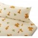 Giraffe and Teddy - in Sateen or Brushed Cotton