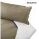 Brushed Cotton Duvet Cover Sets, with Braiding - Edelbiber Mit Zierband from Cotonea - Organic Cotton, With Band